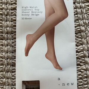 A New Day Honey Beige Sheer Hosiery S/M